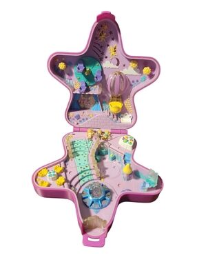 Vintage 1993 Bluebird Polly Pocket Fairy Wonderland Star + 3 Figures Dolls
